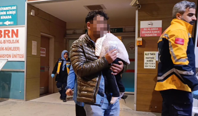 Bursa İnegöl'de Korkutan Olay: 1 Yaşındaki Bebek Bursa'ya sevk edildi