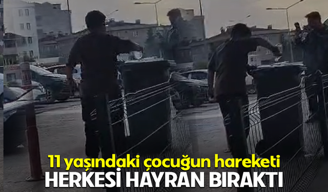 11 Yaşındaki Çocuğun Hareketi Herkesi Hayran Bıraktı