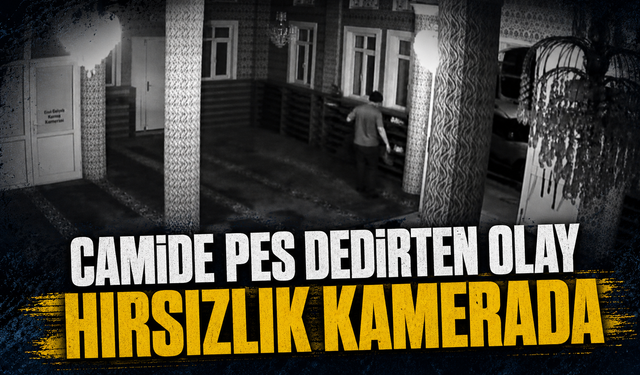 Sultangazi’de camide beğendiği ayakkabıyı montunun içine saklayarak çalan hırsız kamerada