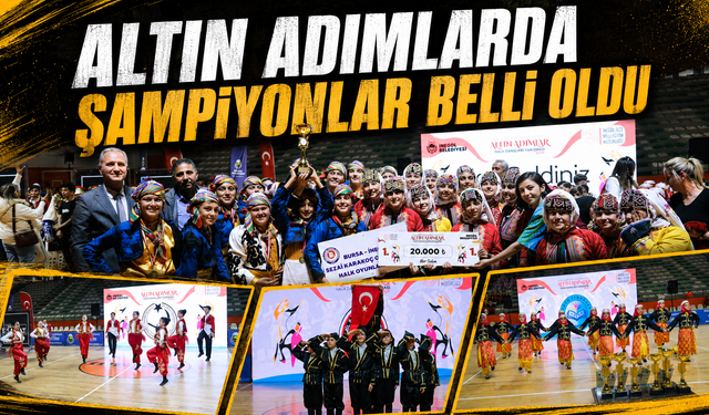 İnegöl'de Altın Adımlarda Şampiyonlar Belli Oldu