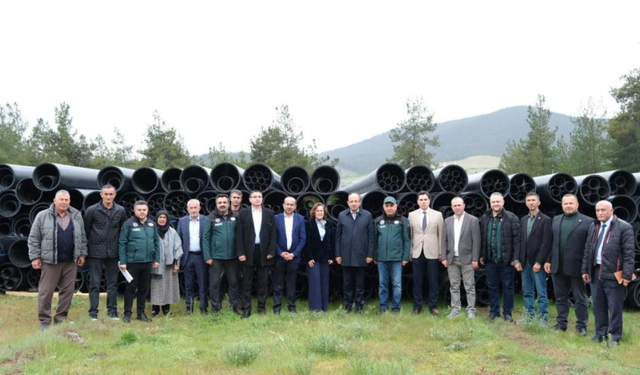 Orhaneli’de 13 bin 500 dekarlık alana modern sulama yatırımı