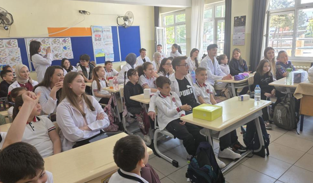 Balıkesirli çocuklardan çevreye büyük adım