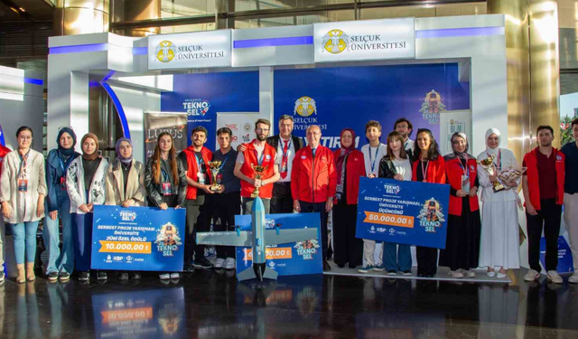 Selçuk Üniversitesi öğrencileri TEKNOSEL’de 7 ödülün sahibi oldu
