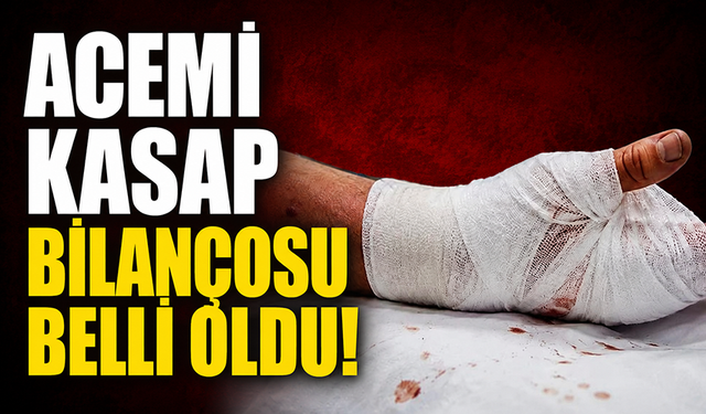 Kurban kesimi sırasında 13 bin 513 kişi hastanelik oldu
