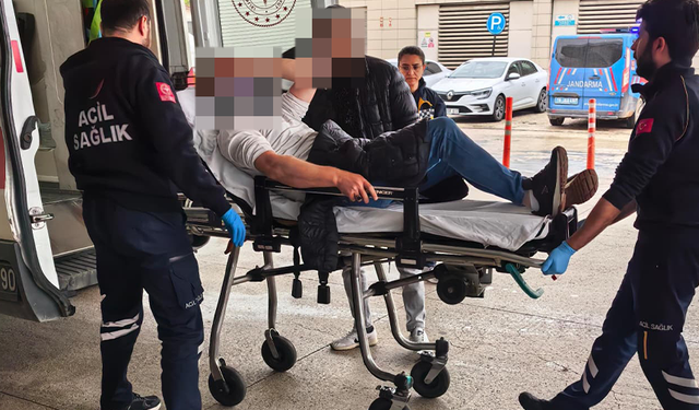 Bursa İnegöl'de kavşakta çarpıştılar