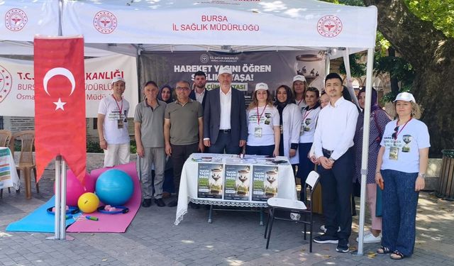 Bursa’da hareket yaşını öğren kampanyasına yoğun ilgi