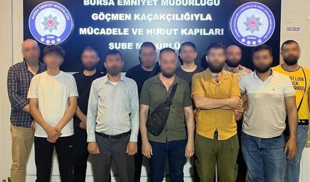 Bursa'da düzensiz göç denetimi: 3 bin 25 kişi sorgulandı