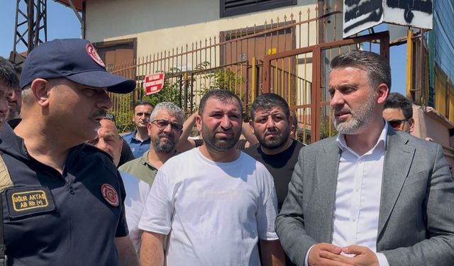 Başkan Vekili Biba, yangın yerinde