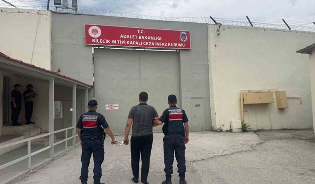 Bilecik'te 4 yıl 6 ay hapis cezası bulunan şahıs yakalandı