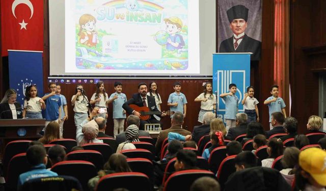 Bursa'da öğrencilere su tasarrufu dersi