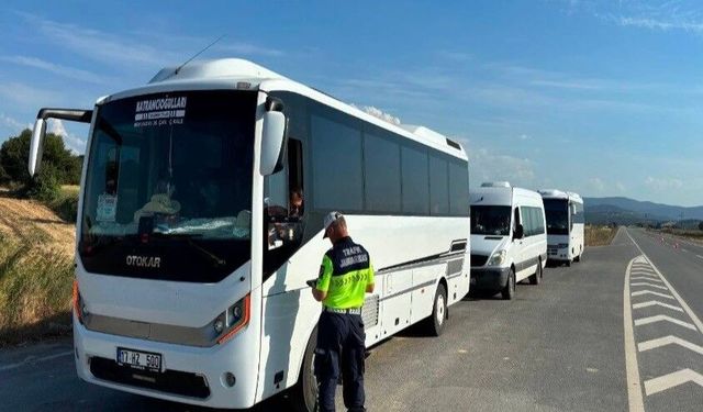 Çanakkale'de jandarma 4 bin 576 araç denetledi