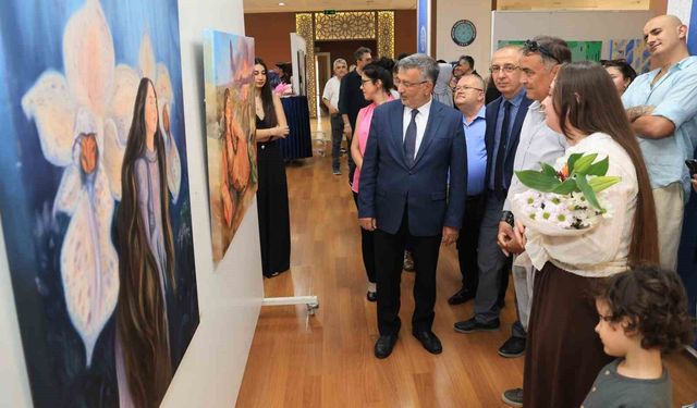 Geleceğin sanatçıları mezuniyet sergisinde buluştu