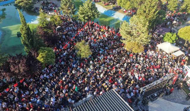 Milli maç heyecanı Edirne'de yaşandı