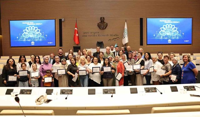 Nilüfer'de sertifikalı kadın gücü