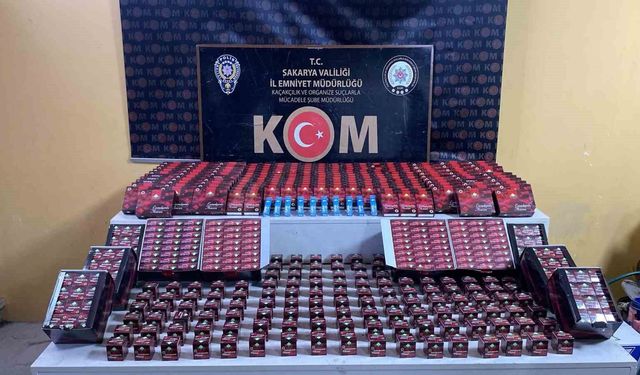 Sakarya'da kaçakçılık operasyonunda 3 gözaltı