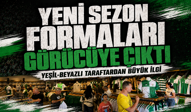 Bursaspor formalarına taraftardan yoğun ilgi