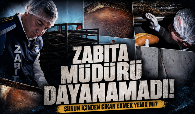 Böceklerin ve sigara izmaritlerinin yerlerde gezdiği fırında mide bulandıran görüntüler ortaya çıktı