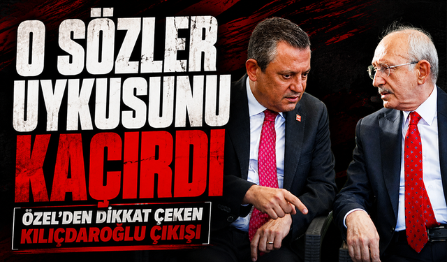 Özgür Özel: "Kılıçdaroğlu'nun o sözlerini duyunca uyuyamadım"