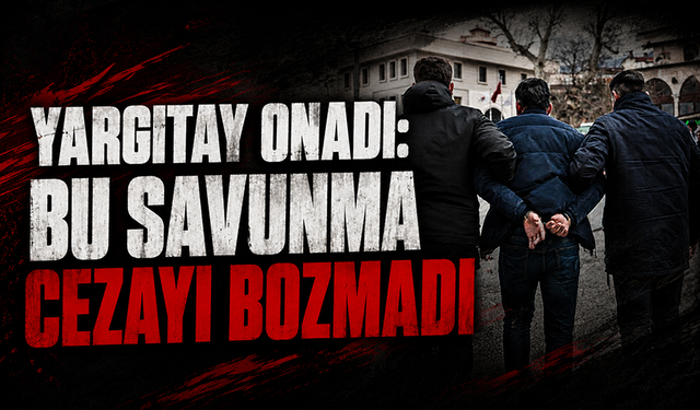 Hırsızın senaryosu Yargıtay'dan geri döndü