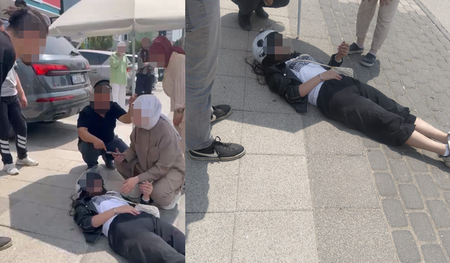 Bursa İnegöl'de yaralıyı böyle korudular