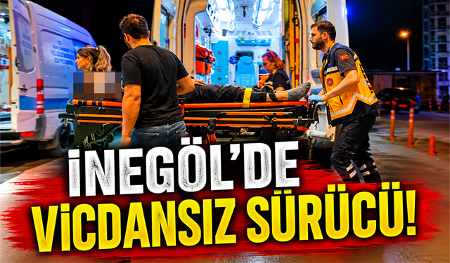 Bursa İnegöl'de otomobil ile motosiklet çarpıştı