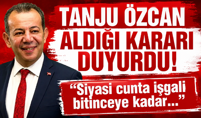 Disipline sevk edilen Tanju Özcan CHP'den istifa etti