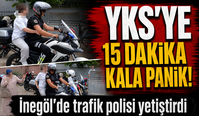 Bursa İnegöl'de yanlış okula giden öğrencinin imdadına polis yetişti