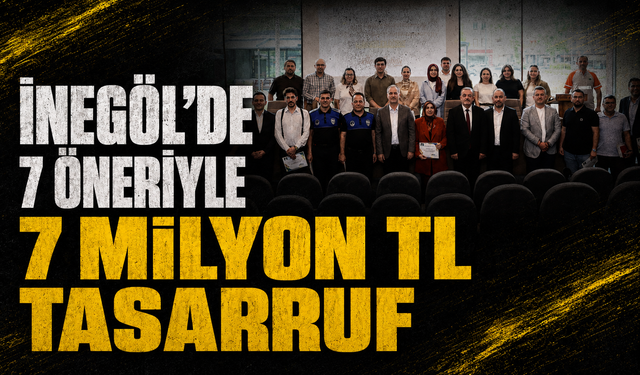 İnegöl Belediyesi Kaizen’le 7 Milyon TL Tasarruf Sağladı