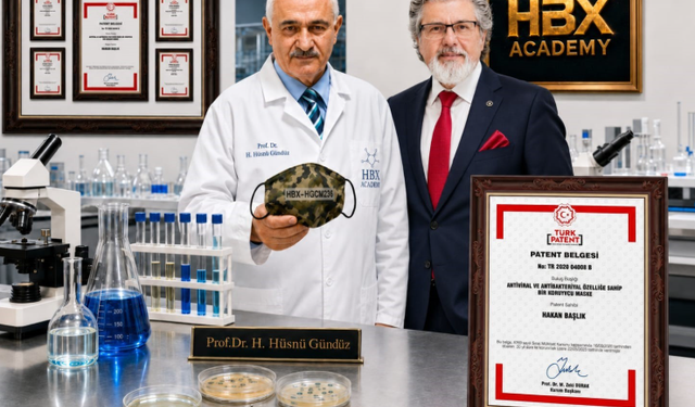 HBX Academy, "Antiviral ve antibakteriyel özelliğe sahip koruyucu maske’ patenti aldı