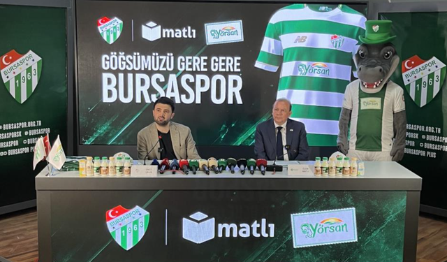 Bursaspor, 70 milyonluk sponsorluğuna imza attı