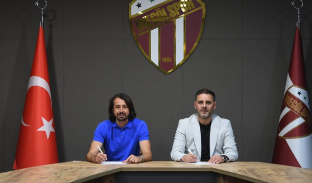 İnegölspor'un teknik direktörü imzayı attı