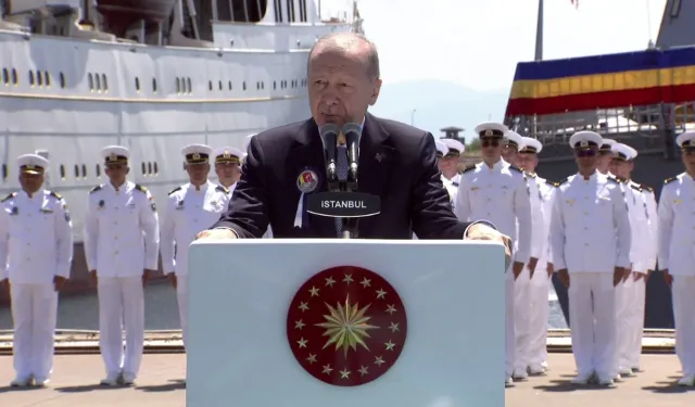 Cumhurbaşkanı Erdoğan’dan tarihi savunma sanayii mesajı: "Türkiye ilk kez bir NATO ve AB üyesine savaş gemisi ihraç etti