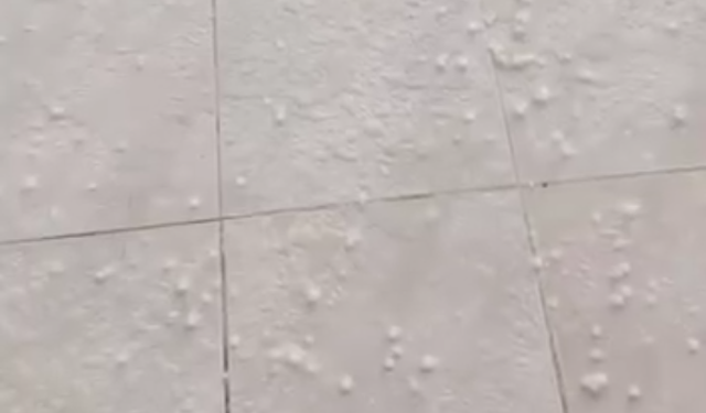 İnegöl'ü dolu vurdu