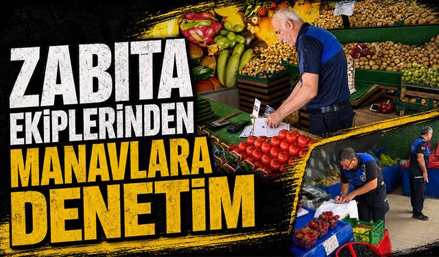 Bursa İnegöl'de Zabıta Ekiplerinden Manavlara Denetim