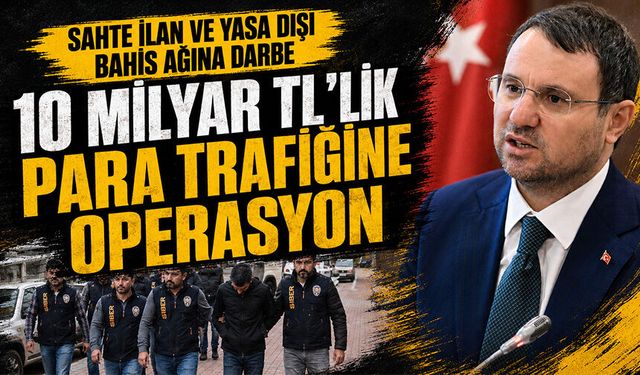 Yasa dışı bahis operasyonu: 49 şüpheli hakkında işlem başlatıldı