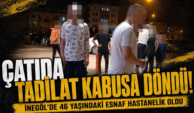 Çatıda Tadilat Kabusa Döndü!  İnegöl'de 46 Yaşındaki Esnaf Hastanelik Oldu