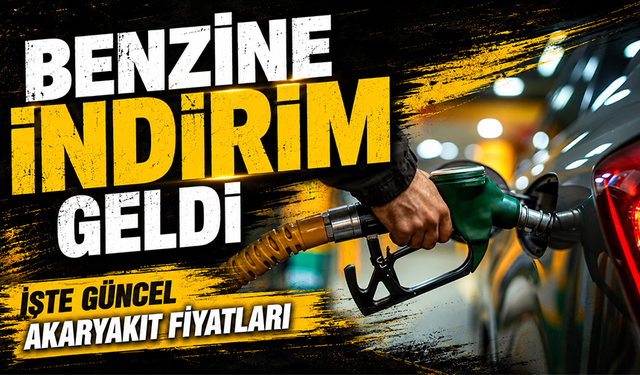 Benzine indirim geldi: İşte güncel akaryakıt fiyatları