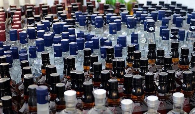 Bursa'da 297 şişe sahte alkollü içki ele geçirildi!
