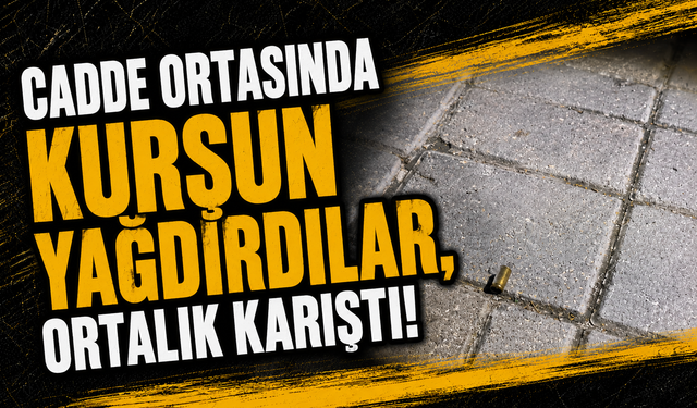 Cadde Ortasında Kurşun Yağdırdılar, Ortalık Karıştı!