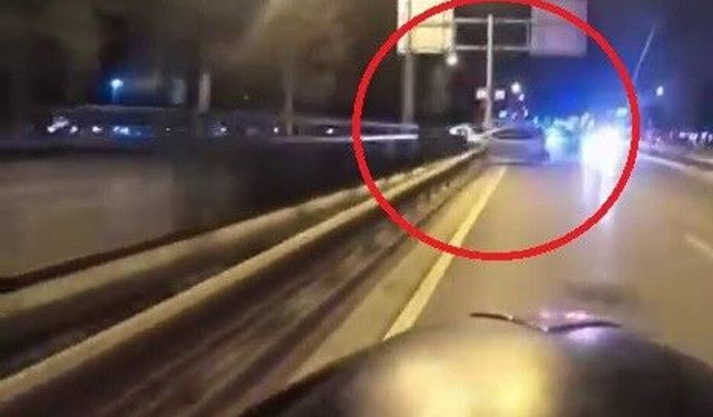 Bursa’da otomobil bariyerlere çarpıp böyle takla attı!