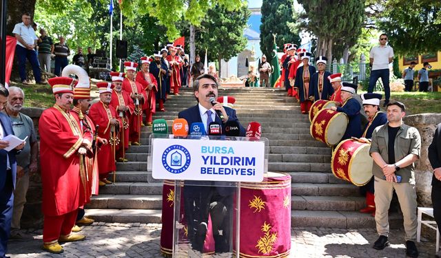 Bursa Yıldırım'da Sultan Çelebi Mehmed dualarla anıldı