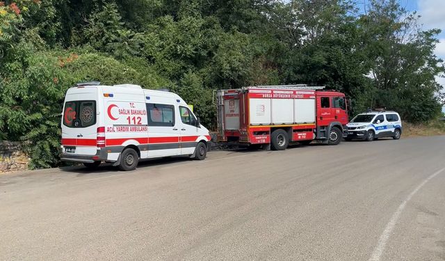 Bursa'da manzara izlerken 10 metreden düşen kadın, yardıma gelen polislerden kaçtı