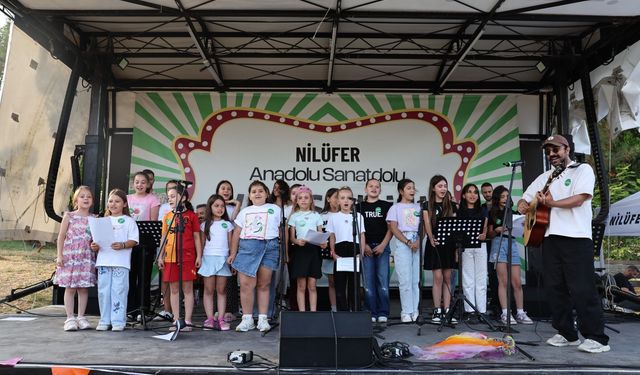 Nilüfer’in çocukları sanatla buluştu