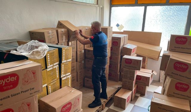 Skandal Denetim! Tam 768 Kilogram Tarihi Geçmiş Çay Yakalandı