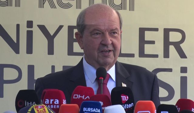 Yaşar Kemal Medeniyetler Kütüphanesi, KKTC 5. Cumhurbaşkanı Tatar'ın da katılımıyla açıldı