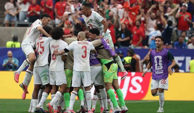 Dünya Kupası'nda ilk çeyrek finalist Fas