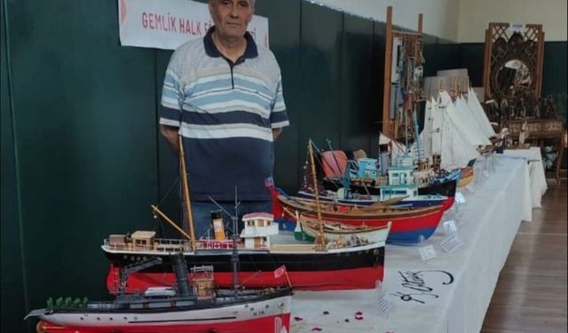 El emeğiyle tarihe yolculuk; Savaş gemilerini birebir ölçekle üretiyor