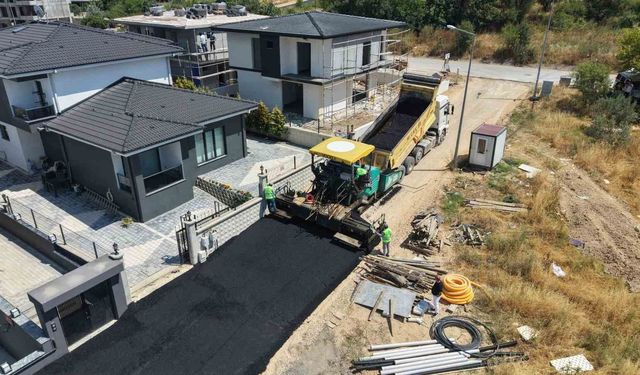 Nilüfer'de asfalt çalışmaları hız kazandı