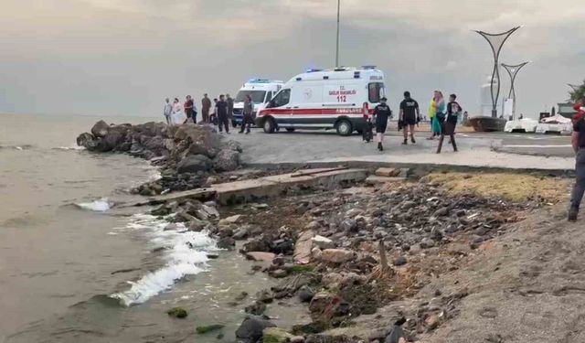 Tekirdağ'da denizde bir kişinin kaybolduğu ihbarı ekipleri seferber etti