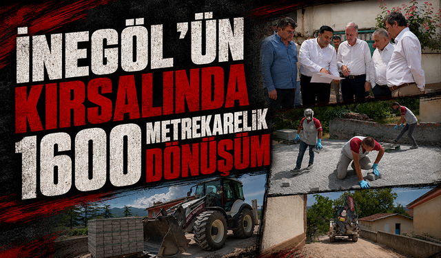 İnegöl'ün kırsalında üst yapı seferberliği